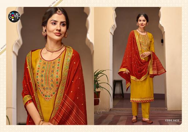 Four Dots Manjari 7 Silk Festive Wear Embroidery Salwar 